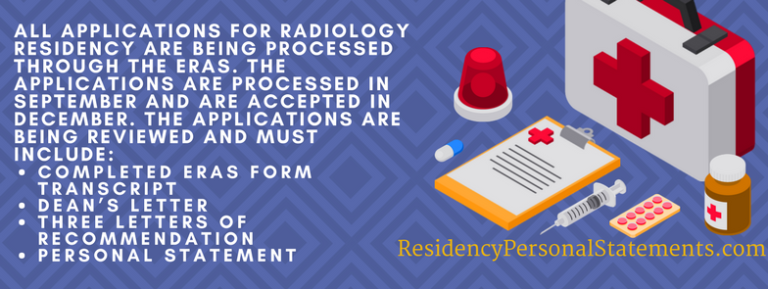 radiology residency personal statement sample