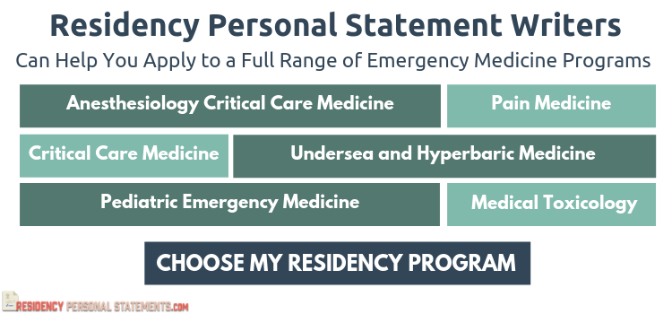 personal statement for emergency medicine