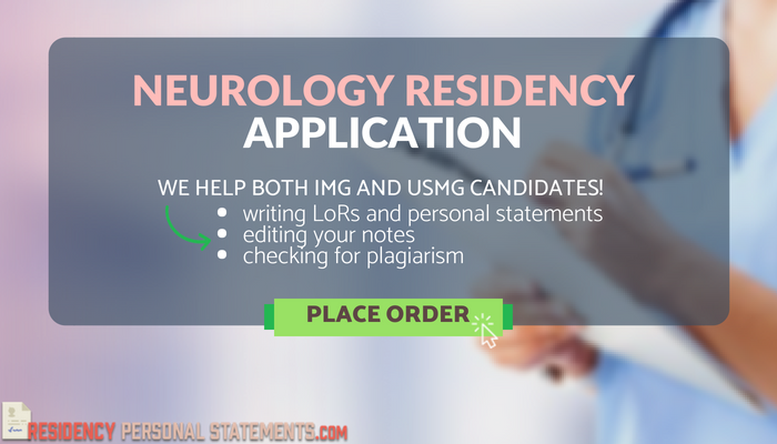 residency application personal statement neurology